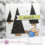 Preview: Kulricke Stempelset "Besinnliche Weihnachten" Clear Stamp