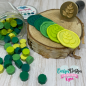 Preview: Carlijn Design - Wachsperlen "Greens" Wax Seal Melts 30g