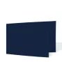 Preview: Doppelkarte - Faltkarte 240g/m² DIN A6 quer in nachtblau