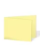 Preview: Doppelkarte - Faltkarte 240g/m² DIN B6 quer in gelb