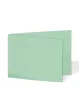 Preview: Doppelkarte - Faltkarte 240g/m² DIN B6 quer in pastell grün