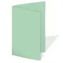 Preview: Doppelkarte - Faltkarte 240g/m² DIN A6 in pastell grün
