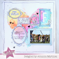 Preview: Kulricke Stempelset "Blumen Rahmen/ Flower Frames" Clear Stamp