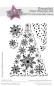 Preview: Kulricke Stempelset "Schneeflocken Baum" Clear Stamp