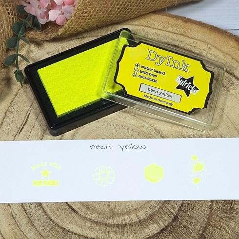 Stempelkissen "DyInk" von Kulricke - neon yellow