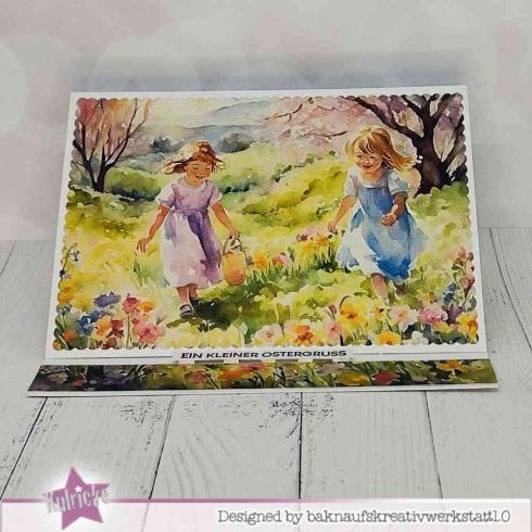 LaCreativ - Designpapier "Bunte Osterwiese" Paper Pack 6x6" - 24 Bogen