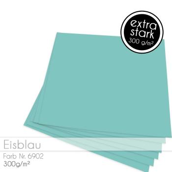 Cardstock 12"x12" 300g/m² (30,5 x 30,5cm) in eisblau