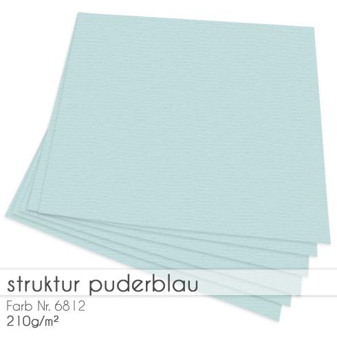 Cardstock "Struktur" 12"x12" 210g/m² (30,5 x 30,5cm) in struktur puderblau