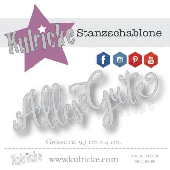 "Alles Gute" XL Stanze