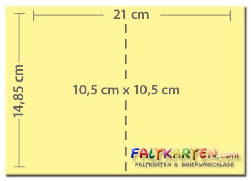 Faltkarte DIN A6 mit Briefumschlag DIN C6 in kraft braun