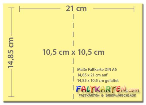 Doppelkarte - Faltkarte 240g/m² DIN A6 in nachtblau