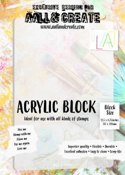 AALL and Create - Acrylic Block A4 Acrylblock