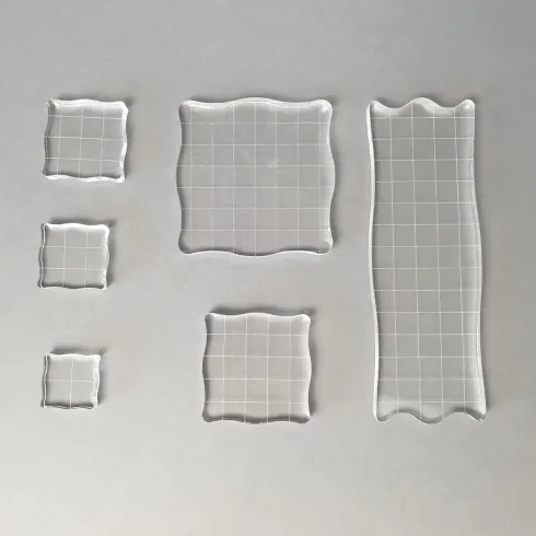 LaCreativ Acryl-Stempelblock Sortiment 6 Stück