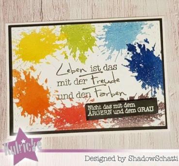 Stempelset "Farbe" Clear Stamp