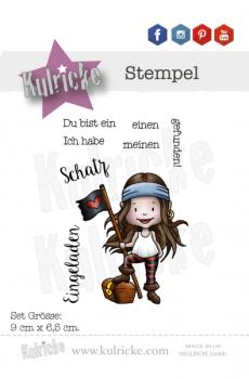 Stempelset "Piraten" Clear Stamp