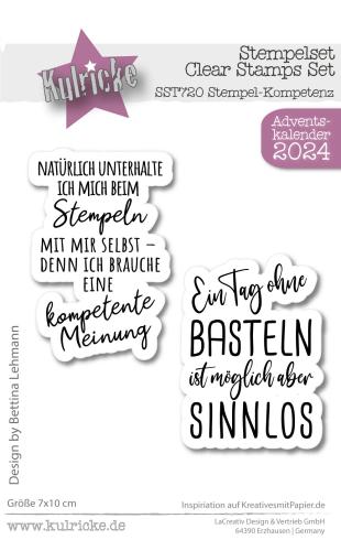 Kulricke Stempelset "Stempel-Kompetenz" Clear Stamp