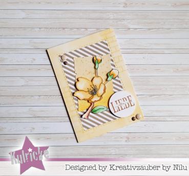 Kulricke Stempelset "Kirschblüte" Clear Stamp