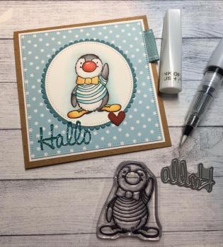 Kulricke Stempelset "Felix Clown" Clear Stamp