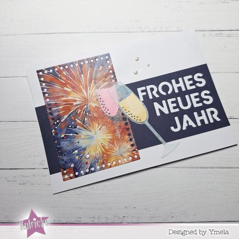 Kulricke Stanzschablone "Frohes Fest" Craft Die