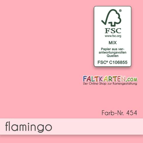 Cardstock 12"x12" 240g/m² (30,5 x 30,5cm) in flamingo