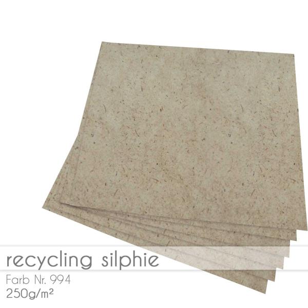 Cardstock 12"x12" 250g/m² (30,5 x 30,5cm) in recycling silphie