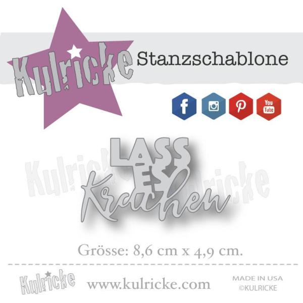 "Lass es krachen" Stanze