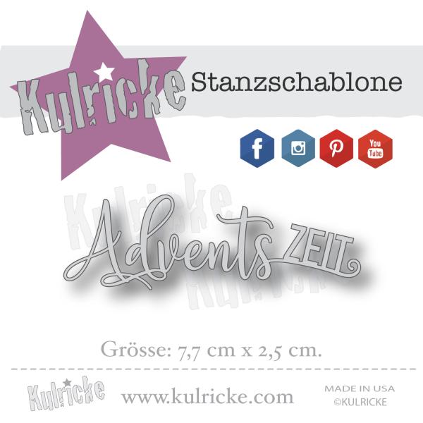 Kulricke Stanzschablone "Adventszeit"