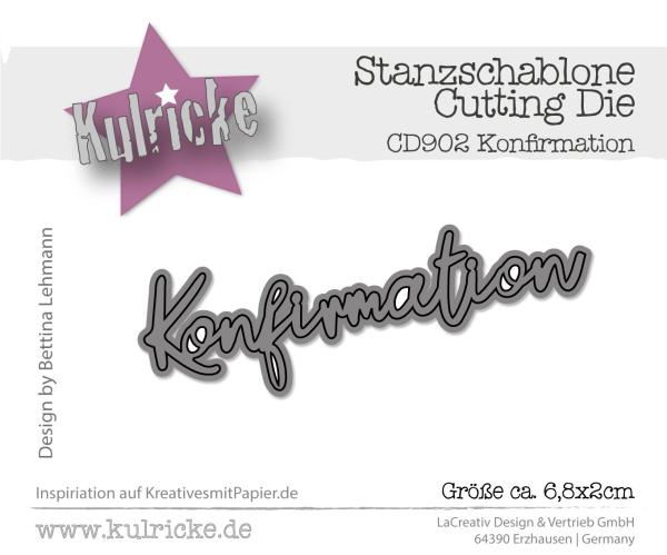 Kulricke Stanzschablone "Konfirmation" Craft Die 