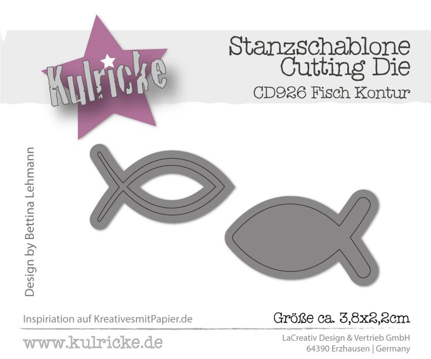 Kulricke Stanzschablone "Fische Kontur" Craft Die 