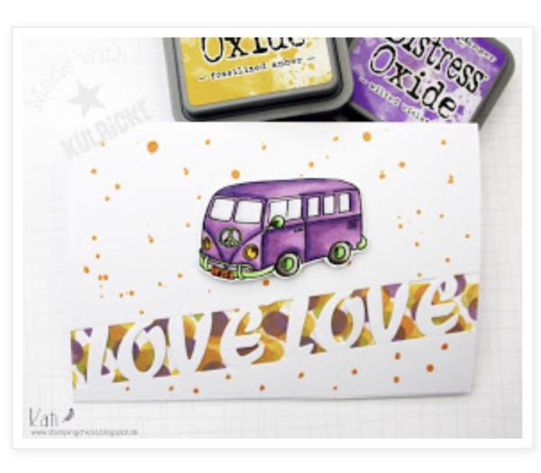 Bus Stempel mit Stanze