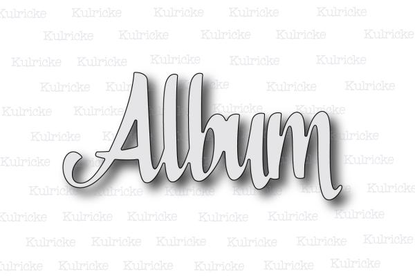 Gratis ab 80 € - Kulricke Stanzschablone "Album"
