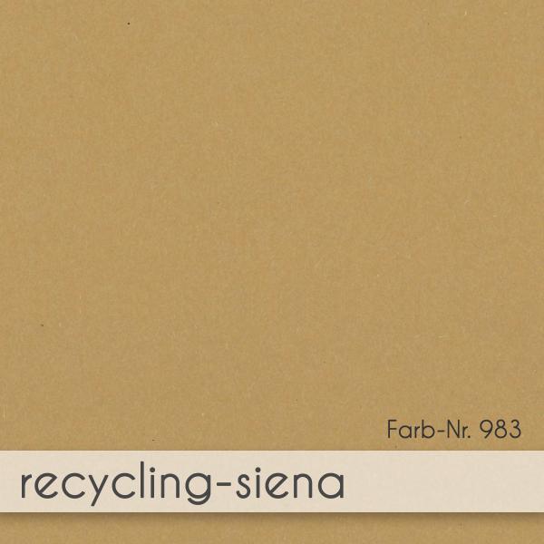 Doppelkarte - Faltkarte 230g/m² DIN B6 quer in recycling siena